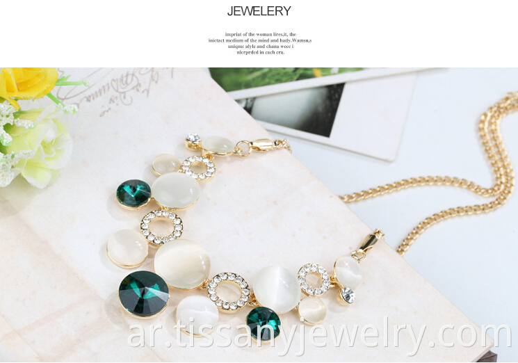green opal necklace 